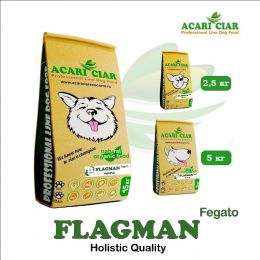 Корм Flagman Fegato Holistic для собак Акари Киар